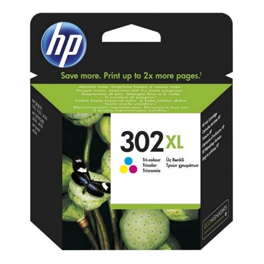 Cartuccia per Stampanti HP 302XL Alta Capacità Tricolore Originale