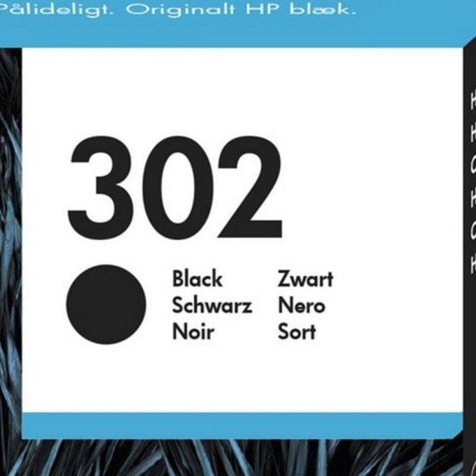 Cartuccia d'inchiostro HP 302 Nero 3,5 ml Pigmento Compatibilità DeskJet ENVY OfficeJet