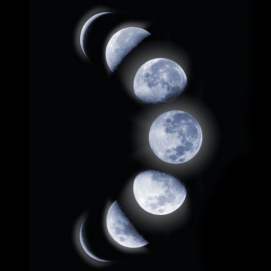Lámpara de Pared Forma de Luna