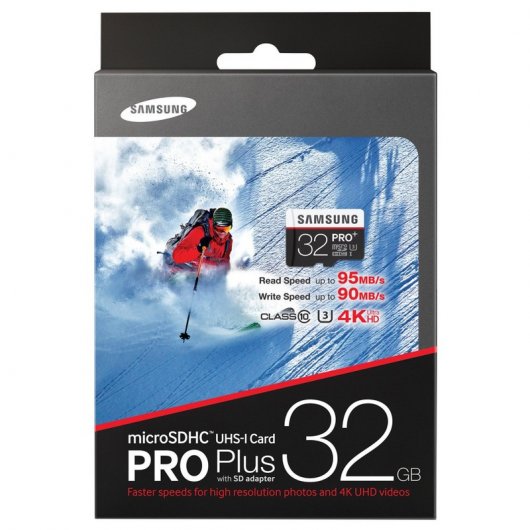 Samsung MicroSD PRO Plus 32GB Clase 10 UHS-1