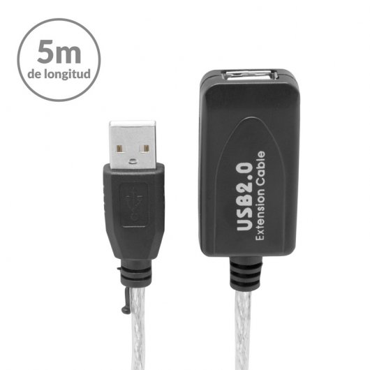 Cable Extensor USB 2.0 5 Metros