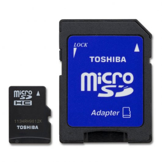Toshiba MicroSDHC 8GB Clase 10 UHS-I + Adaptador