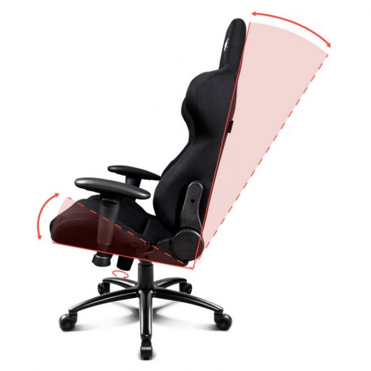 Drift DR100 Silla Gaming Negra/Roja