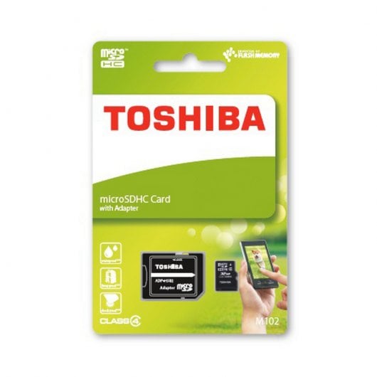 Toshiba High Speed M102 microSDHC 8GB Clase 4 + Adaptador