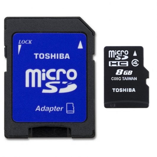 Toshiba High Speed M102 microSDHC 8GB Clase 4 + Adaptador