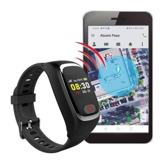 Tracmi B6 Reloj con Llamadas SOS y Localizador GPS