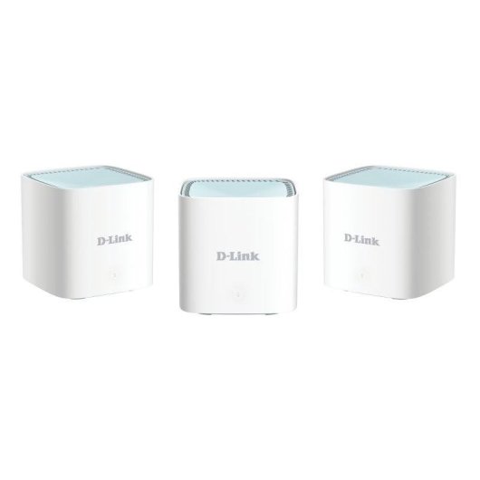 WiFi Mesh D-Link Eagle Pro AI 3 Nós 1500 Mbps 500 m² com IA e controlo por voz