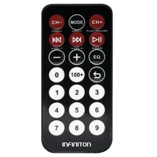 Altavoces Infiniton Portáteis Bluetooth 5W com karaoke e controlo remoto