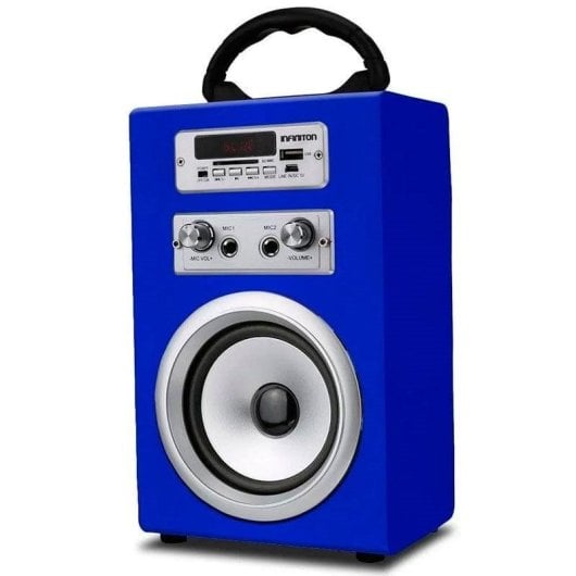 Infiniton K8 Coluna Bluetooth Azul