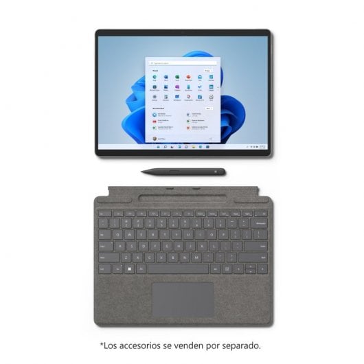 Microsoft Surface Pro 8 Intel Evo Core i7-1185G7/16GB/256GB SSD/13" Táctil Platino