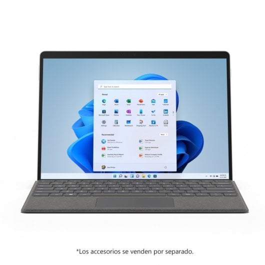 Microsoft Surface Pro 8 Intel Evo Core i7-1185G7/16GB/256GB SSD/13" Táctil Platino