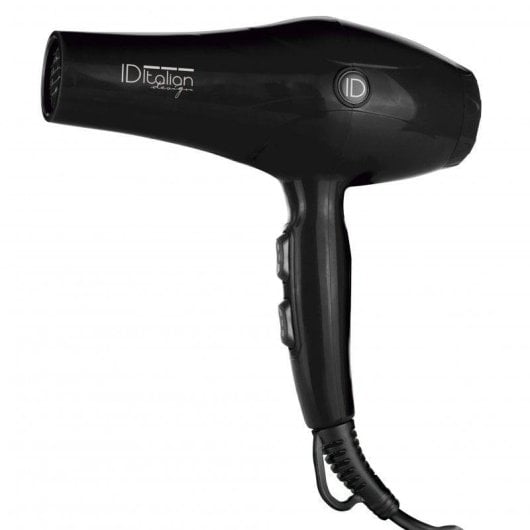 Sèche-cheveux Italian Design GTI 2600 Plus Professionnel 2200W Écofriendly Accessoires Noir