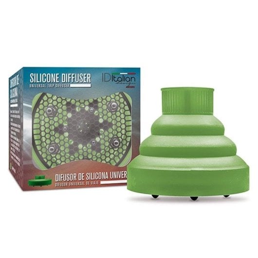 Haartrockner Italian Design Diffusor Klappbar Universal Silikon Reise-Grün