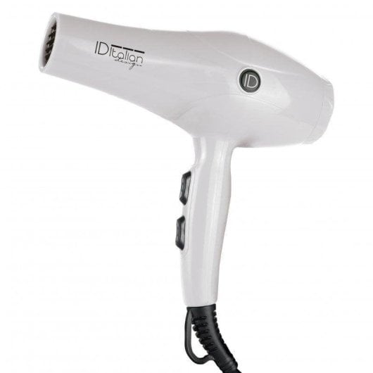 Sèche-cheveux Professionnel Italian Design GTI 2600 Calm Plus 2200W 3 Températures 2 Vitesses Air Froid Blanc