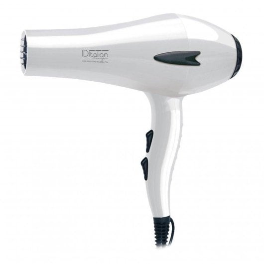 Asciugacapelli Italian Design GTI 2600 Plus Professionale 2400W 3 Modalità di Calore Nero