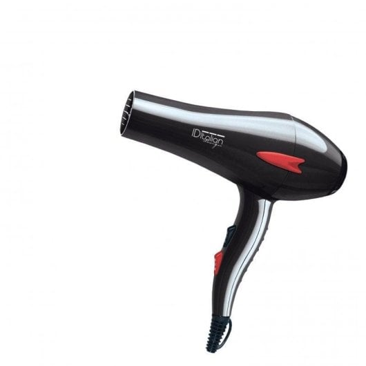 Asciugacapelli Italian Design GTI 2600 Plus Professionale 2200W con Diffusore e Accessori Nero