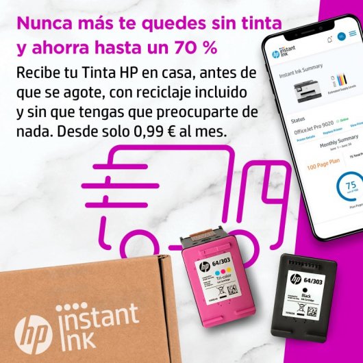 HP Envy 6022e Impresora Multifunción Color WiFi Dúplex Fax + 6 Meses de Impresión Instant Ink HP+
