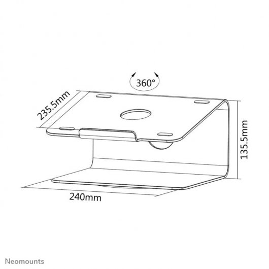 Neomounts Supporto per laptop 10-17"