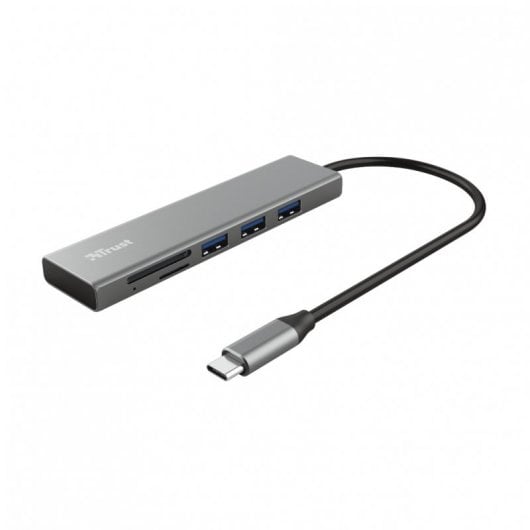 Trust Halyx Hub Multiportas USB-C com Leitor de Cartões