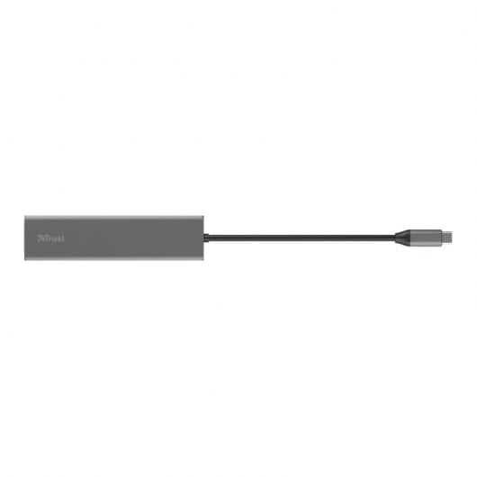 Trust Halyx Hub Multiportas USB-C com Leitor de Cartões