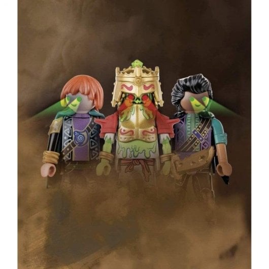 Set de construction Playmobil 70751 Novelmore Temple Skeleton Army Module lumineux