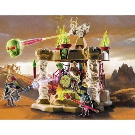 Jeu de construction Playmobil 70751 Skeleton Army Temple module lumineux 73 pièces
