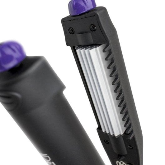 Prancha de cabelo Italian Design Magic Profissional 4 em 1 Cabeça giratória Preta