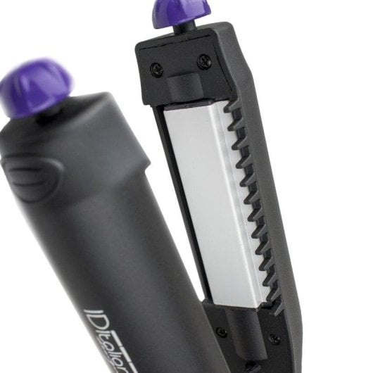 Prancha de cabelo Italian Design Magic Profissional 4 em 1 Cabeça giratória Preta