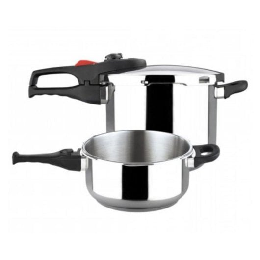 Magefesa Practika Plus Set 2 Schnellkochtöpfe 4/6L Edelstahl