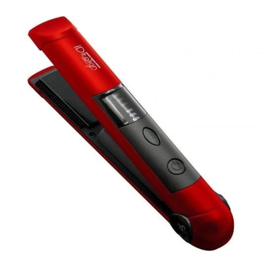 Prancha de Cabelo Cerâmica Sem Fios Italian Design Compacta 205ºC 3 Definições Preto