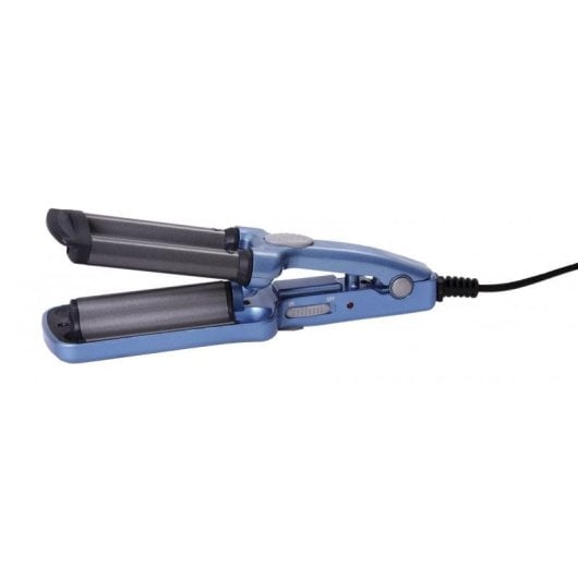 Prancha de Cabelo Profissional Italian Design Easy Waves Placas Largas Azul