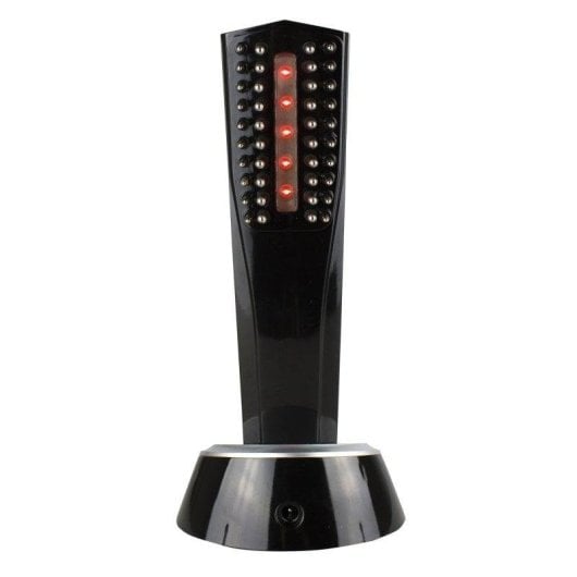 Prancha de cabelo Italian Design Capilary Regenerative Sem fio Massagem LED Preto/Cinza