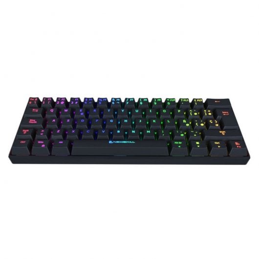 Newskill Pyros Clavier de jeu mécanique sans fil avec interrupteur RVB Bleu