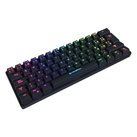 Newskill Pyros Clavier de jeu mécanique sans fil avec interrupteur RVB Bleu
