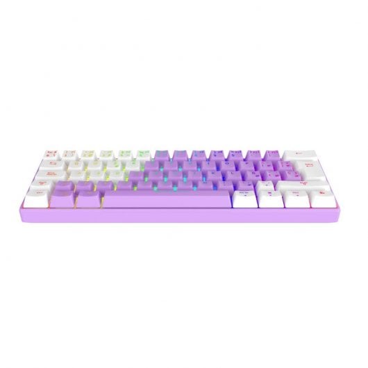 Newskill Pyros Lavanda Special Edition Teclado Gaming Lilás Switch Red