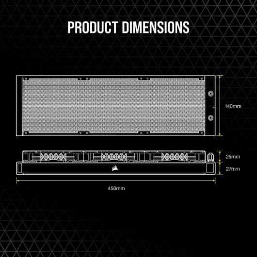 Corsair iCUE H170i ELITE LCD Display Kit de Refrigeración Líquida 140mm