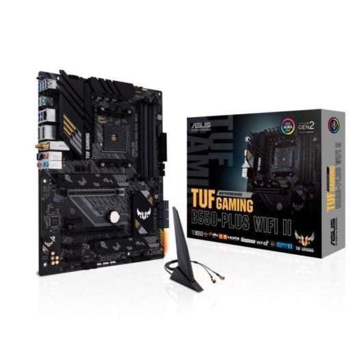 Placa-Base-ASUS-TUF-Gaming-B550-PLUS-WiFi-II-B550-AM4-DDR4-ATX-WiFi-6-Dual-M.2-RGB