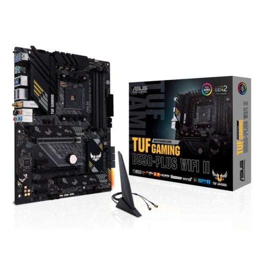 Carte mère ASUS TUF GAMING B550-PLUS WIFI II B550 AM4 DDR4 ATX WiFi 6 2.5GbE M.2 RAID RGB
