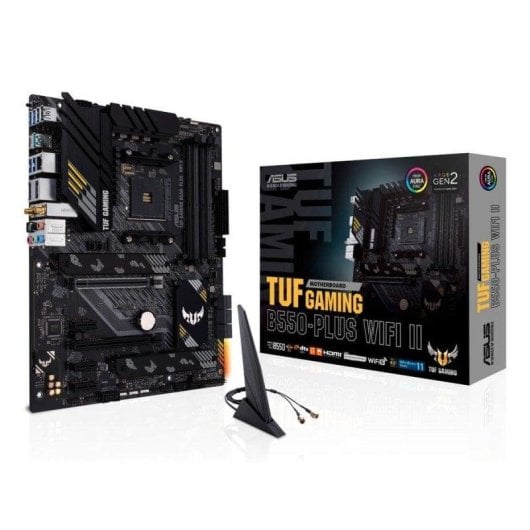 Carte mère ASUS TUF GAMING B550-PLUS WIFI II B550 AM4 DDR4 ATX WiFi 6 RGB RAID 2.5GbE PCIe 4.0