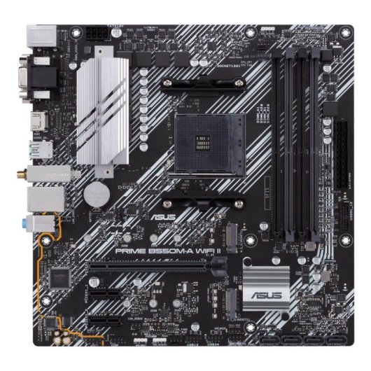 Carte mère ASUS PRIME B550M-A WIFI II AMD B550 AM4 DDR4 Micro ATX WiFi 6 RGB