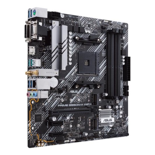 Carte mère ASUS PRIME B550M-A WIFI II AMD B550 AM4 DDR4 Micro ATX WiFi 6 RGB