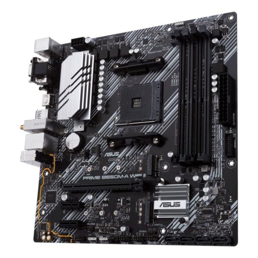 Carte mère ASUS PRIME B550M-A WIFI II AMD B550 AM4 DDR4 Micro ATX WiFi 6 RGB