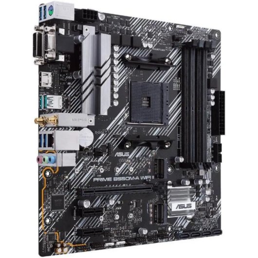 Carte mère ASUS PRIME B550M-A WIFI II AMD B550 AM4 DDR4 Micro ATX WiFi 6 RGB
