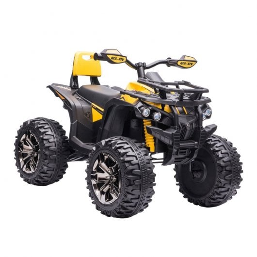 Homcom Quad Eléctrico 12V Amarillo