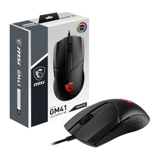 MSI Clutch GM41 Souris Gaming Optique Légère V2 RGB 16000DPI