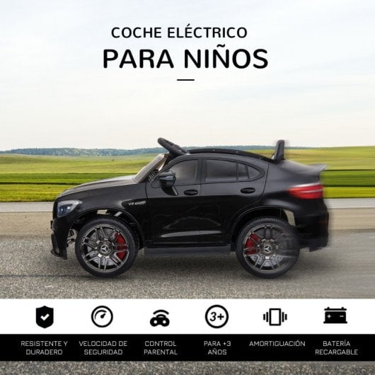 Homcom Mercedes AMG Coche Eléctrico 12V Negro