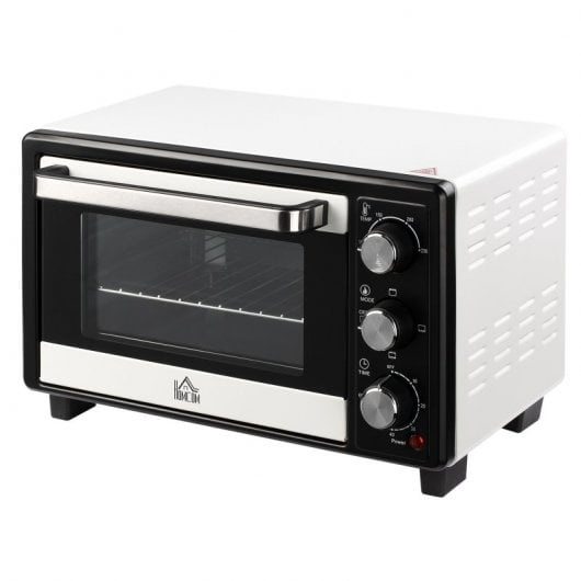 Homcom Horno de Sobremesa 16L 1400W Blanco