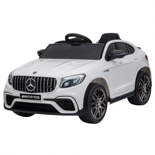 Homcom Mercedes AMG Coche Eléctrico 12V Blanco