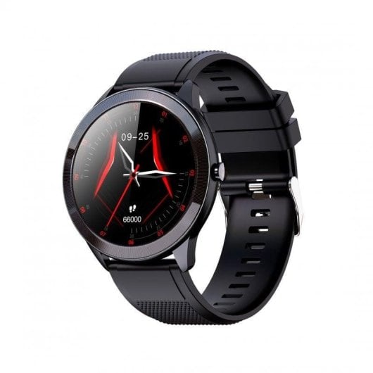 Leotec Smartwatch MultiSport Wave Bluetooth 46,5mm IPS Noir Étanche IP68 SpO2 Pulsomètre