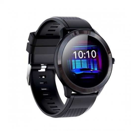 Leotec Smartwatch MultiSport Wave Bluetooth 46,5mm IPS Noir Étanche IP68 SpO2 Pulsomètre